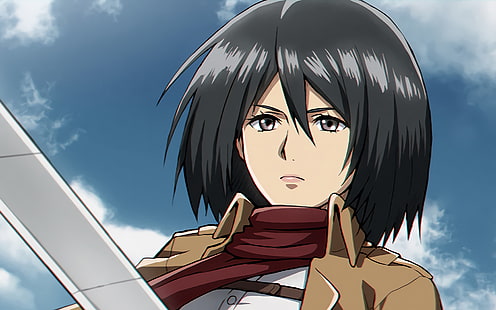 Anime, Ataque dos Titãs, Mikasa Ackerman, Shingeki No Kyojin, HD papel de parede HD wallpaper