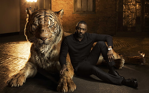 Idris Elba Shere Khan The Jungle Book, Dżungla, Książka, Khan, Idris, Elba, Shere, Tapety HD HD wallpaper