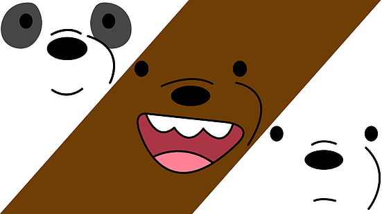 We Bare Bears, dibujos animados, Fondo de pantalla HD HD wallpaper