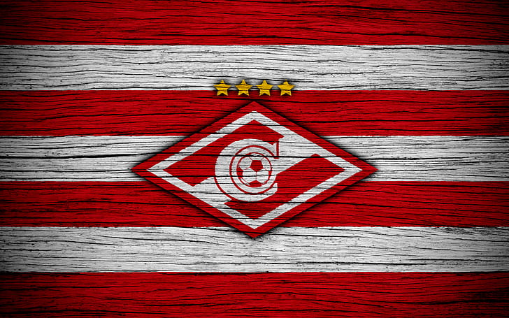 Soccer, FC Spartak Moscow, Emblem, Logo, HD wallpaper