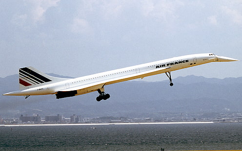Concorde, aircraft, commercial, HD wallpaper HD wallpaper