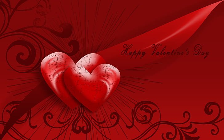 Happy Valentines Day Heart Hd Wallpaper 1920×1080, HD wallpaper