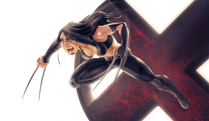 X-Men, Marvel Comics, X-23, 로라 키니, HD 배경 화면
