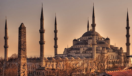 Ислям, Истанбул, Султанахмет, джамия, HD тапет HD wallpaper