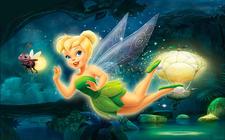 The Lost Treasure Tinker Bell And Blaze Firefly Poster Wallpaper Hd 1920 × 1200, HD tapet