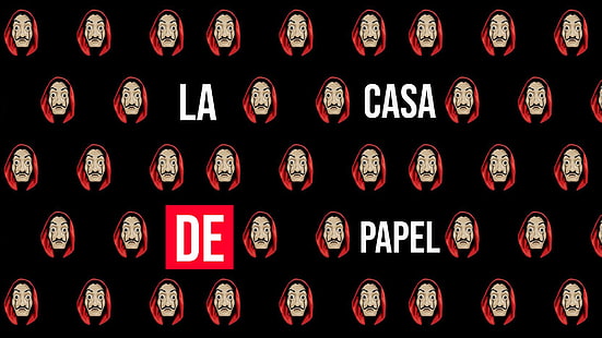 La casa de papel, Salvador Dalí, Maske, Fernsehserie, Raub, HD-Hintergrundbild HD wallpaper