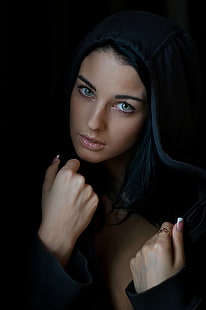 Alla Berger, mujer, modelo, cara, retrato, Fondo de pantalla HD HD wallpaper