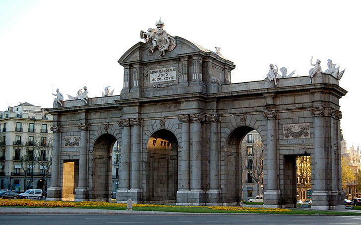 Monumen, Puerta de Alcala, Wallpaper HD
