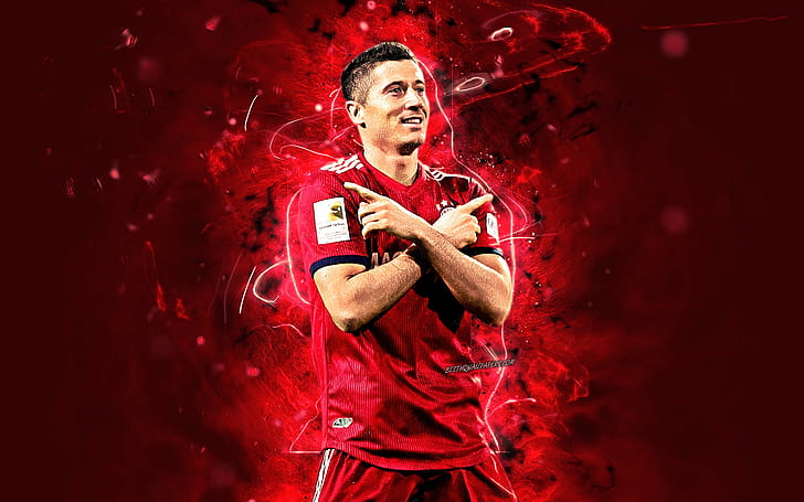 Soccer, Robert Lewandowski, FC Bayern Munich, Polish, HD wallpaper