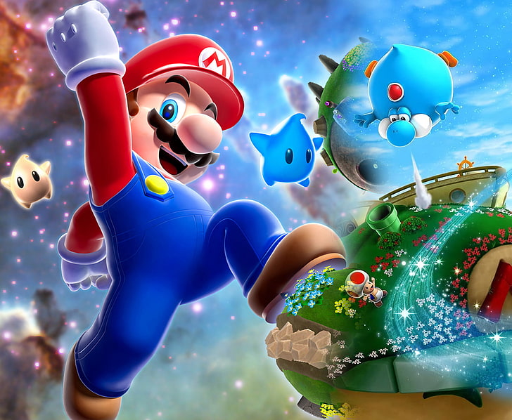 Mario, Super Mario Galaxy 2, HD-Hintergrundbild