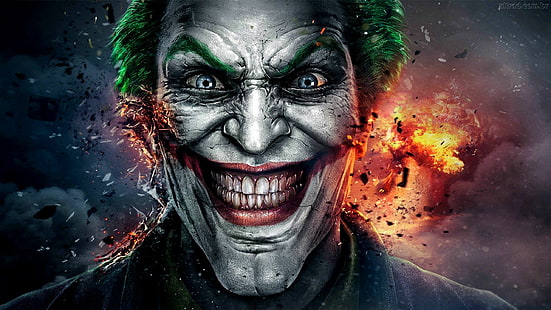 Unduh Joker Laugh Hd Walpaper Gratis, Wallpaper HD HD wallpaper