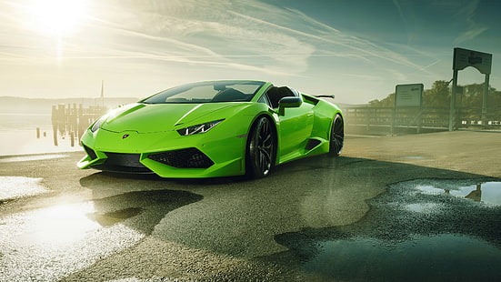 Lamborghini Huracan Spyder 4k für Desktop-Hintergrund, HD-Hintergrundbild HD wallpaper