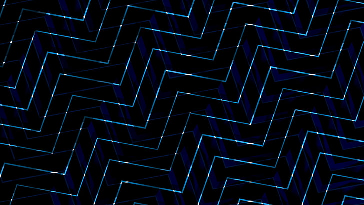 lines, pattern, square, blocky, dark, shiny, HD wallpaper