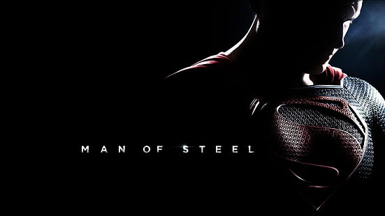 Superman Człowiek ze Stali Czarny HD, czarny, filmy, mężczyzna, superman, stal, Tapety HD HD wallpaper