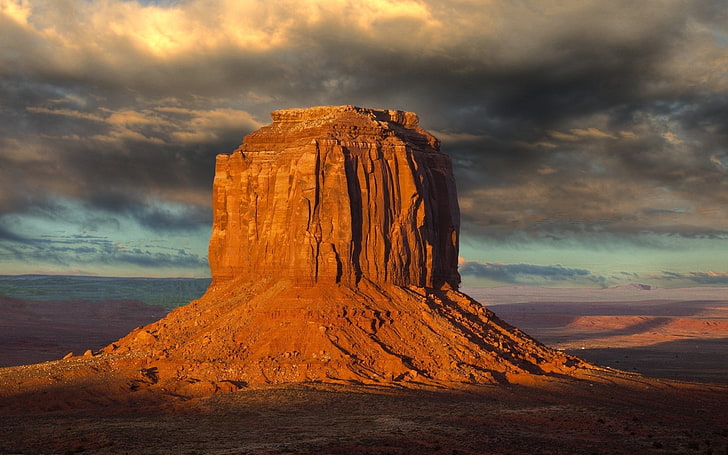 klif, piaskowiec, Monument Valley, Tapety HD