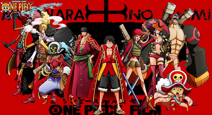 กราฟฟิคอาร์ตเวิร์ค One Piece, อะนิเมะ, One Piece, Brook (One Piece), Franky (One Piece), Monkey D. Luffy, Nami (One Piece), Nico Robin, Sanji (One Piece), Tony Tony Chopper, Usopp (One Piece ), โซโรโรโรโนอา, วอลล์เปเปอร์ HD