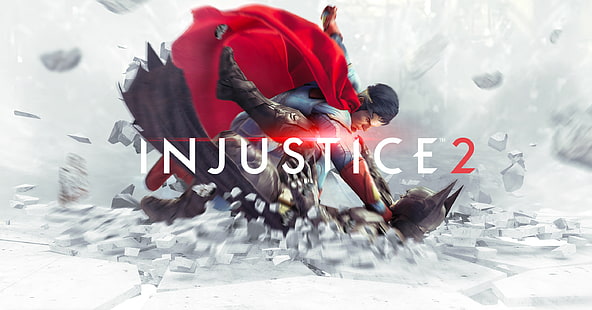 Injustice 2, Superman, Batman, DC Comics, HD, วอลล์เปเปอร์ HD HD wallpaper