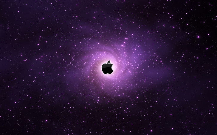 Logo Apple Scuro, scuro, mela, logo, Sfondo HD