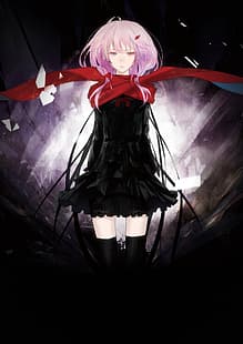 Guilty Crown, anime, visualizzazione verticale, Inori Yuzuriha, Sfondo HD HD wallpaper