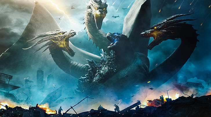 Film, Godzilla: King of the Monsters, Wallpaper HD