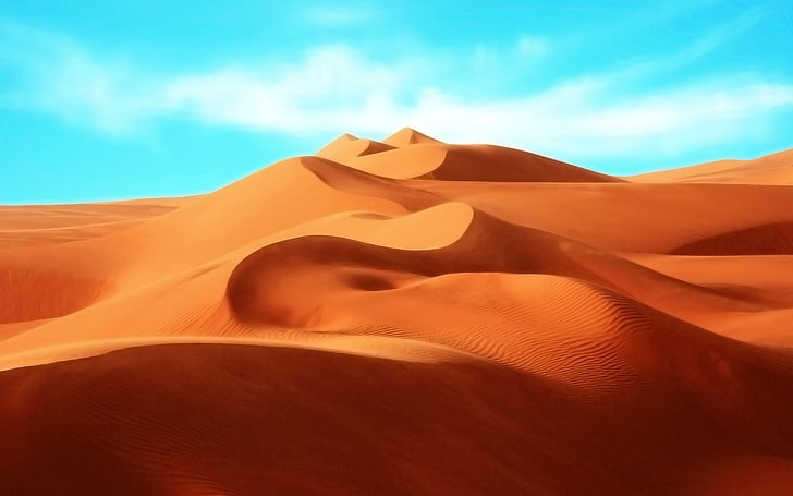gurun, lanskap, bukit pasir, Wallpaper HD