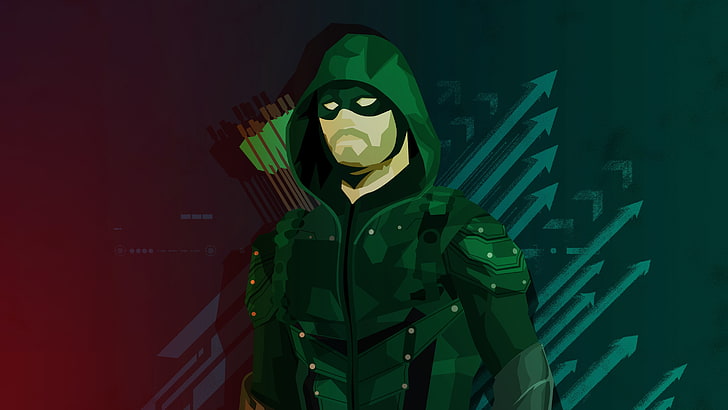 Minimal, Green Arrow, HD wallpaper