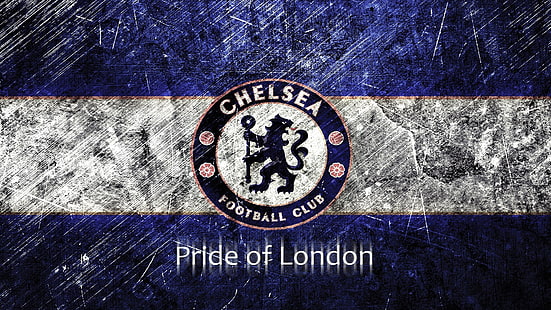 Chelsea'nin Londra Gururu logosu, Chelsea FC, Premier League, futbol, HD masaüstü duvar kağıdı HD wallpaper