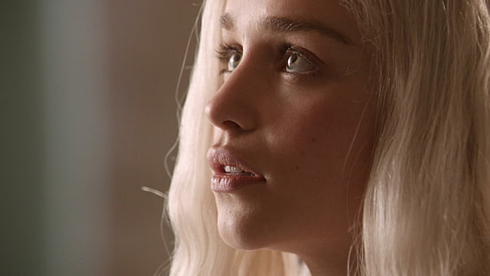 Daenerys Targaryen, Game of Thrones, Emilia Clarke, mulheres, atriz, rosto, HD papel de parede HD wallpaper