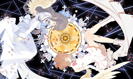 Anime, Cardcaptor Sakura, Sakura Kinomoto, Tomoyo Daidouji, HD tapet HD wallpaper