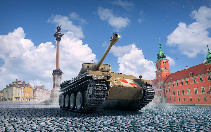 WoT, World Of Tanks, Wargaming Net, Poodle, Pudel, HD тапет