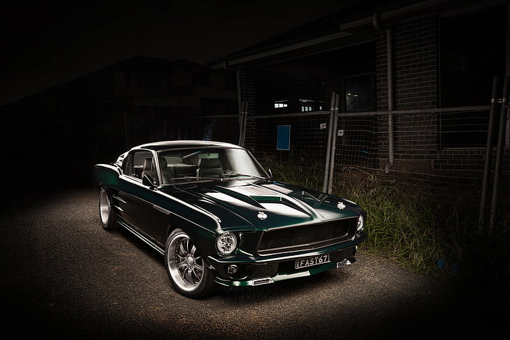 Mustang, Ford, 1967, Fastback, Sfondo HD