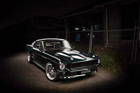 Mustang, Ford, 1967, Fastback, HD tapet HD wallpaper