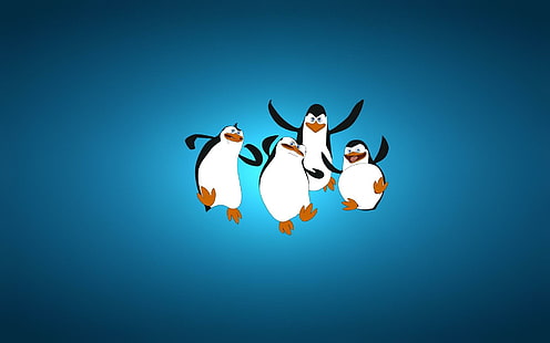 The Penguins of Madagascar, penguins of madagascar, cartoons, 1920x1200, penguin, madagascar, the penguins of madagascar, dreamworks animation, HD wallpaper HD wallpaper