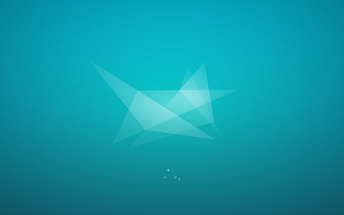 Linux, Xubuntu, Xfce, Cyan, Cyan Hintergrund, HD-Hintergrundbild HD wallpaper