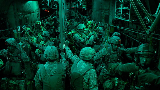 militär, soldat, USA: s armé, fallskärmsjägare, 173: a luftburna, HD tapet HD wallpaper