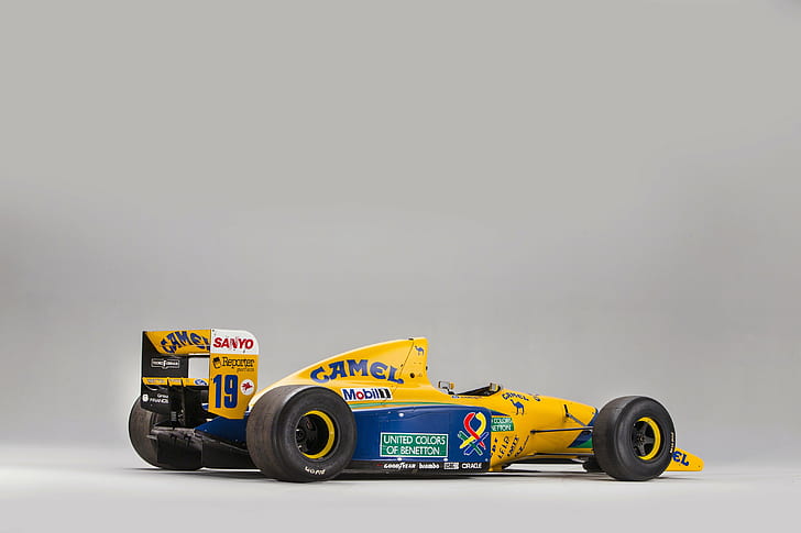 1992, b191b, Benetton, F-1, формула, гонки, гонки, HD обои