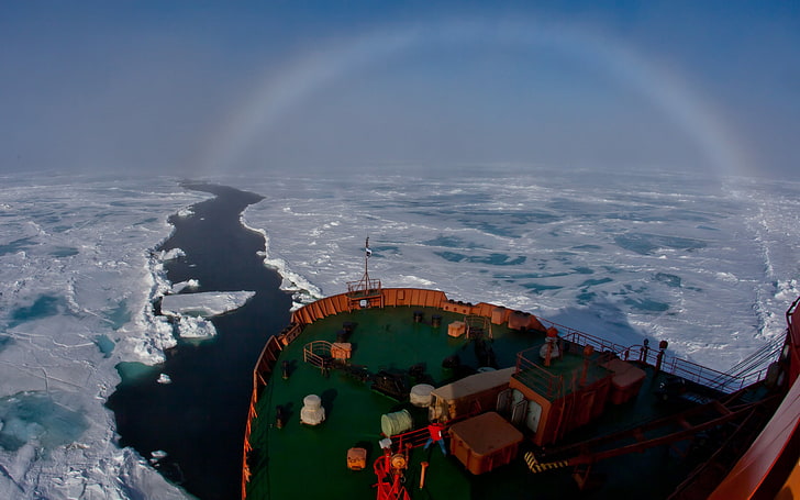 เรือสำราญสีเขียวเรือน้ำแข็งหิมะเครื่องบดน้ำแข็ง, วอลล์เปเปอร์ HD