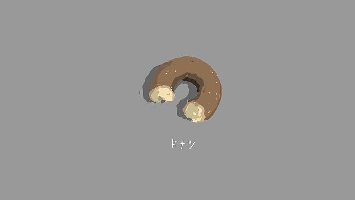 Minimalismus, Essen, Donuts, Donut, HD-Hintergrundbild