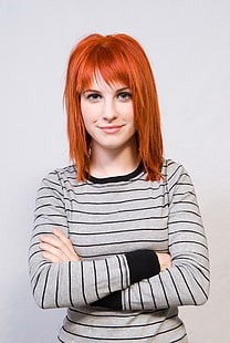 Hayley Williams, kızıl saçlı, şarkıcı, HD masaüstü duvar kağıdı HD wallpaper