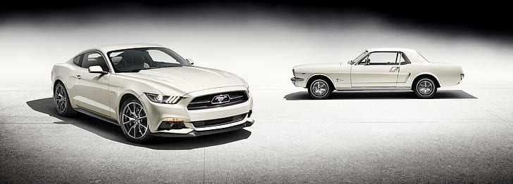 Ford Mustang edição limitada de 50 anos, ford mustang edição de 50 anos, carro, HD papel de parede