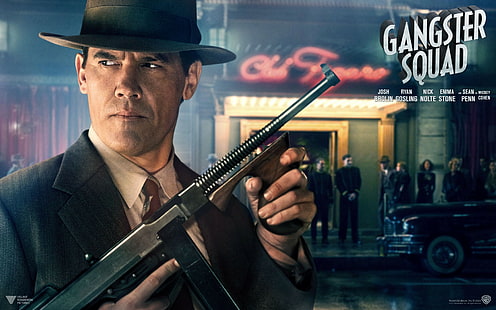 Gangster Squad, crimen, Gangster Squad, noir, Josh Brolin, Fondo de pantalla HD HD wallpaper