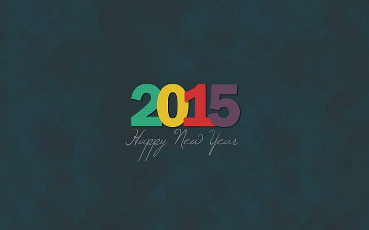 new year, 2015, minimalism, holiday, 2015 happy new year poster, new year, 2015, minimalism, holiday, HD wallpaper