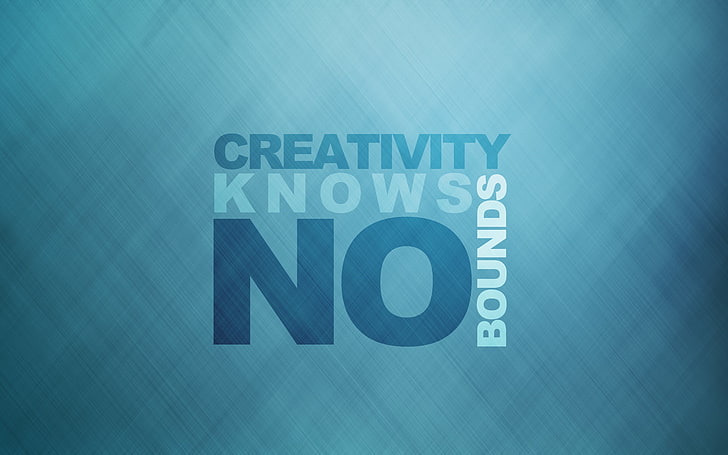 creativity knows no bounds text, style, minimalism, lines, words, the phrase, 1920x1200, phrase, creativity knows no bounds, HD wallpaper