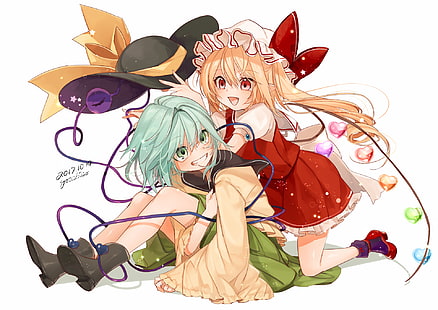 Anime, Touhou, Flandre Scarlet, Koishi Komeiji, HD-Hintergrundbild HD wallpaper