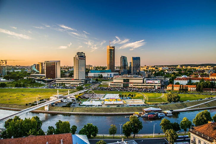 Städte, Vilnius, Litauen, HD-Hintergrundbild