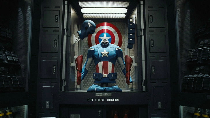 Avengers Marvel Captain America Anzug HD, Filme, Wunder, Rächer, Amerika, Kapitän, Anzug, HD-Hintergrundbild
