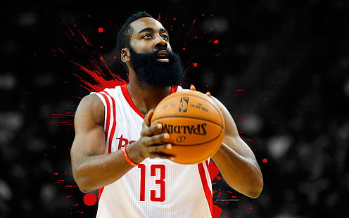 Koszykówka, James Harden, Houston Rockets, NBA, Tapety HD HD wallpaper