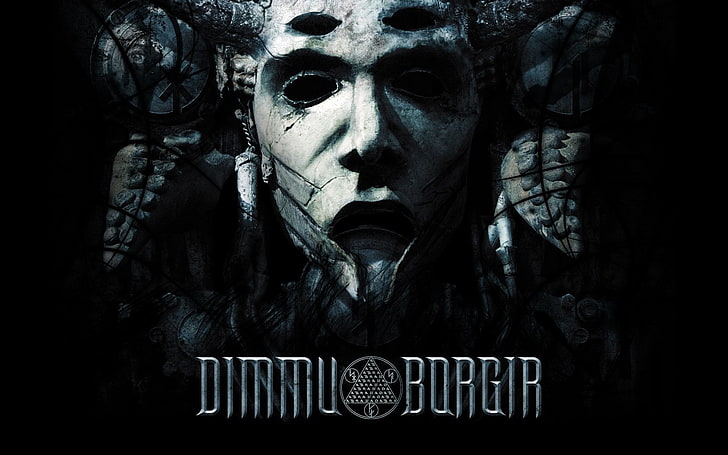Tapeta Dimmu Borgir, Zespół (muzyka), Dimmu Borgir, Okładka albumu, Dark, Death Metal, Hard Rock, Heavy Metal, Tapety HD