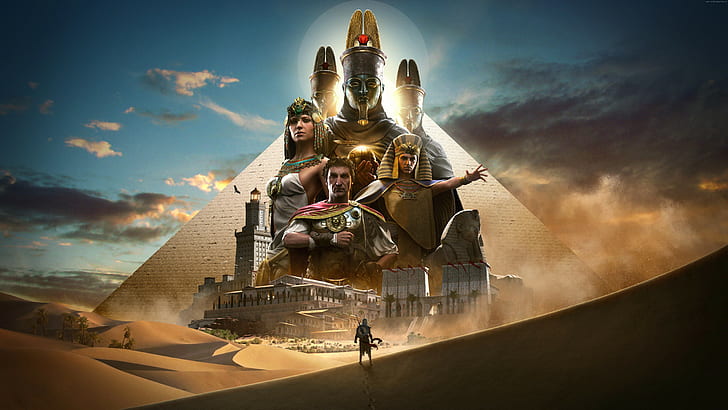 8k, E3 2017, Assassins Creed Origins, poster, HD wallpaper