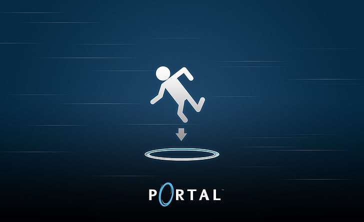Portal, human portal icon, Games, Portal, HD wallpaper